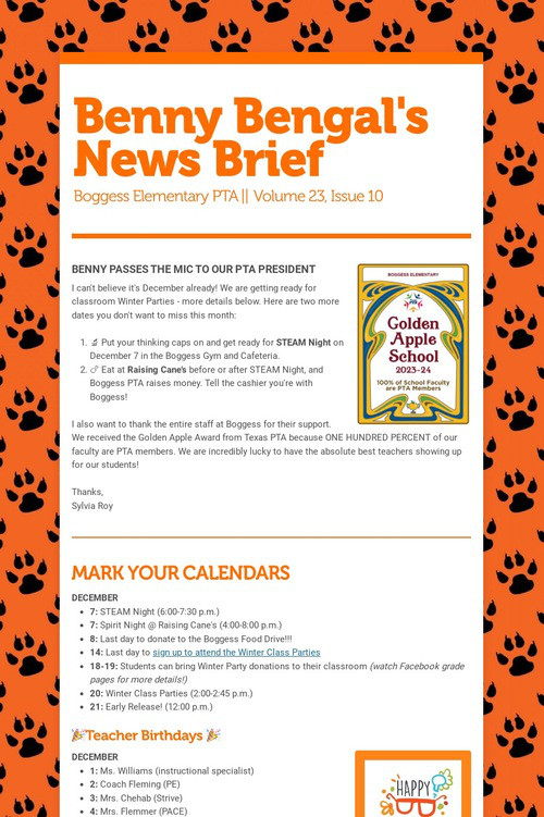 Benny Bengal's News Brief