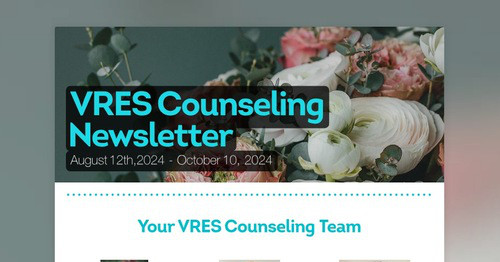 VRES Counseling Newsletter