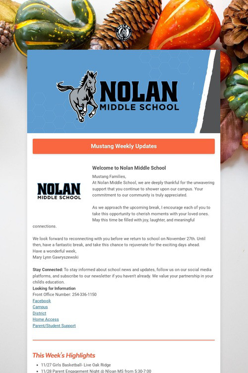 Weekly Update