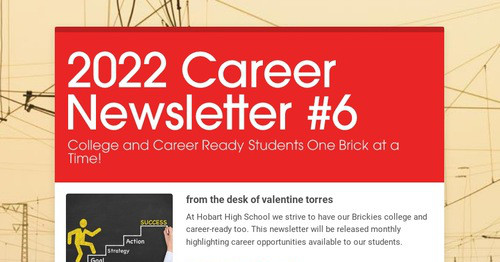 2022 Career Newsletter #6