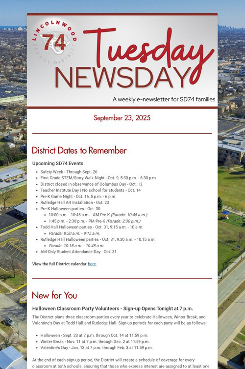 Tuesday Newsday