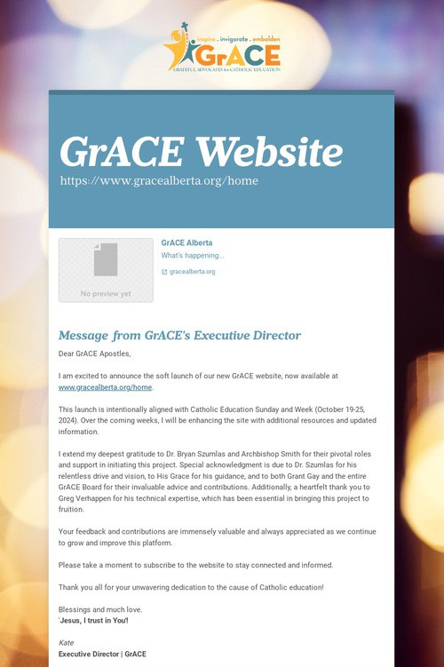 GrACE Website