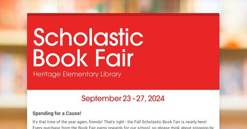 Scholastic Book Fair