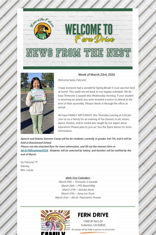 News From The Nest