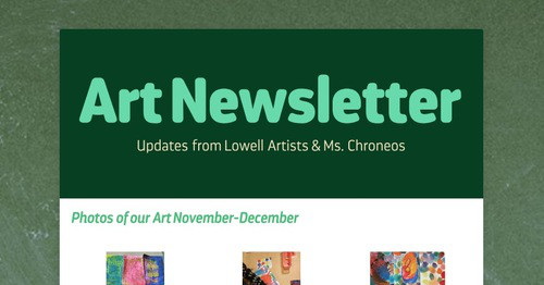 Art Newsletter