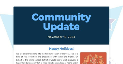 Community Update