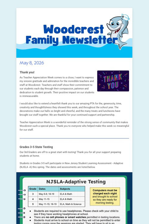 Family Newsletter