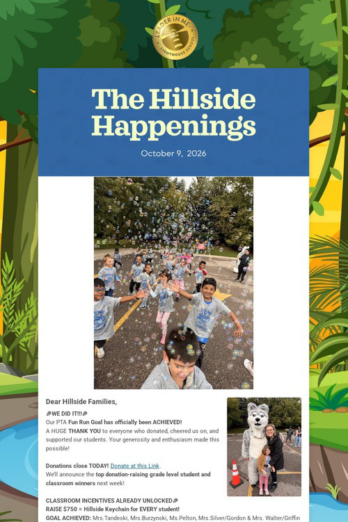 The Hillside Happenings