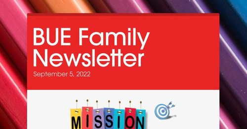 BUE Family Newsletter