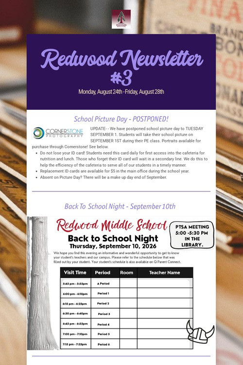 Redwood Newsletter #3