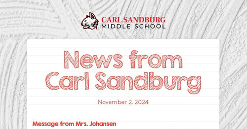 News from Carl Sandburg