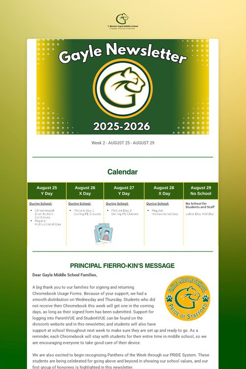 Gayle Newsletter