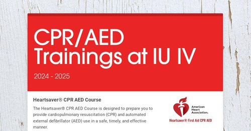 CPR/AED Trainings