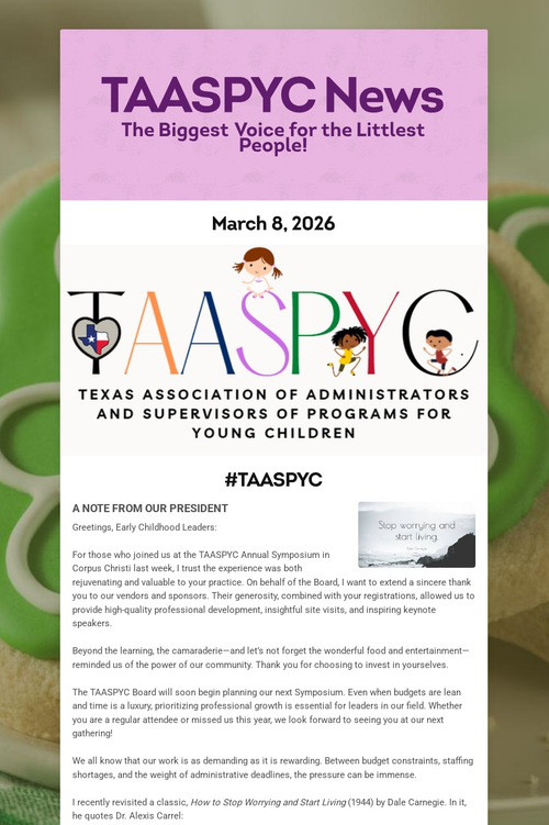 TAASPYC News