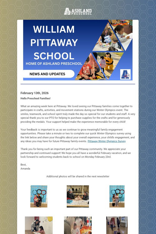 Ashland Preschool Update