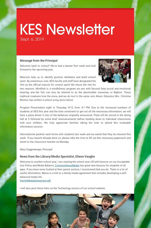 KES Newsletter