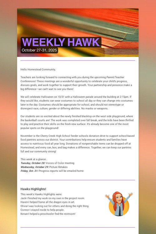 WEEKLY HAWK