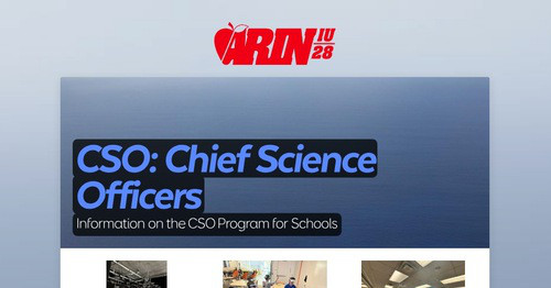 CSO: Chief Science Officers