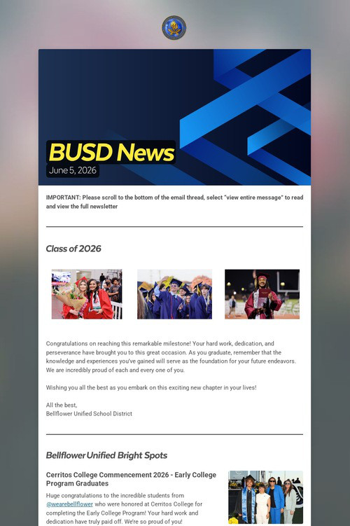 BUSD News