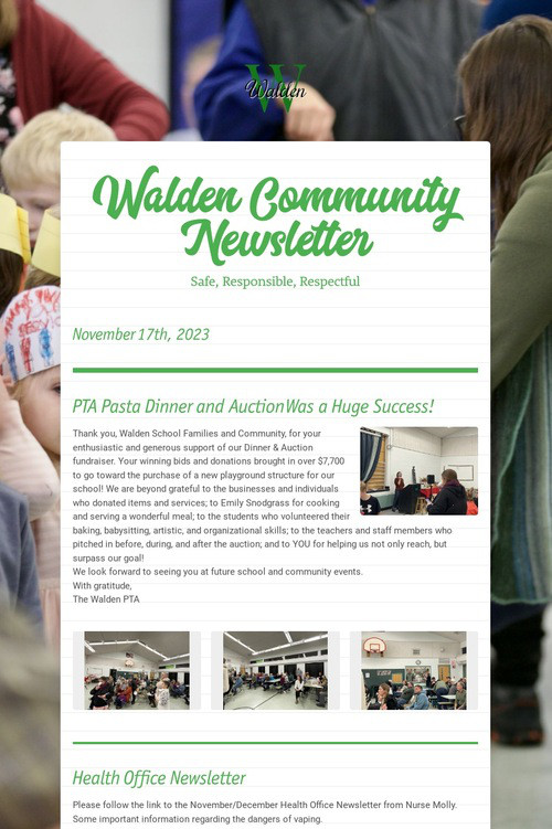 Walden Community Newsletter