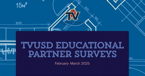 TVUSD Educational Partner Surveys