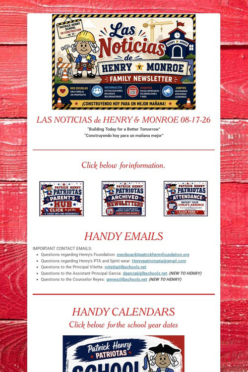 LAS NOTICAS de HENRY y MONROE