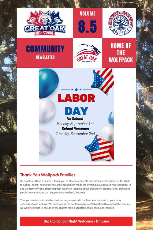 Great Oak - Newsletter Volume #5