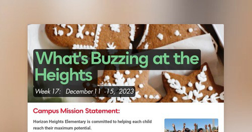 What's Buzzing at the Heights