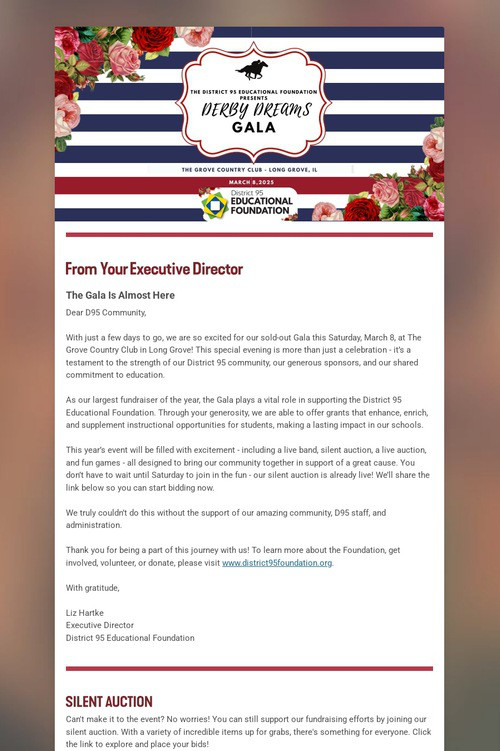 Special Edition Gala Newsletter