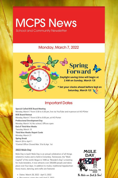 MCPS News