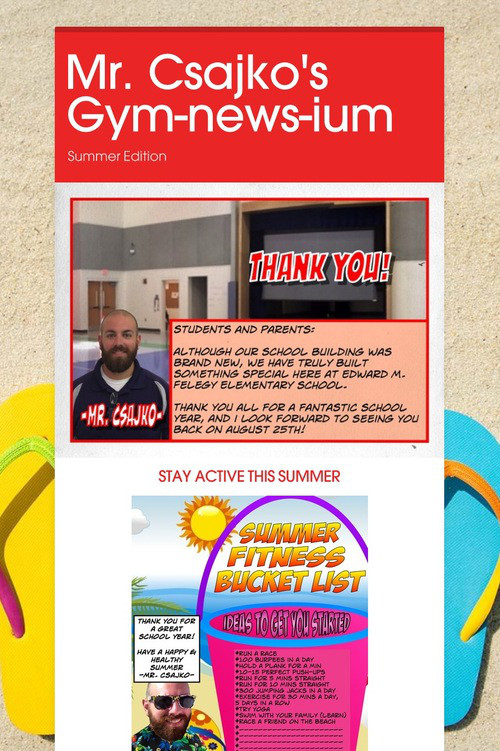 Mr. Csajko's Gym-news-ium
