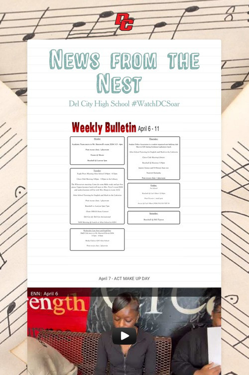 News from the Nest