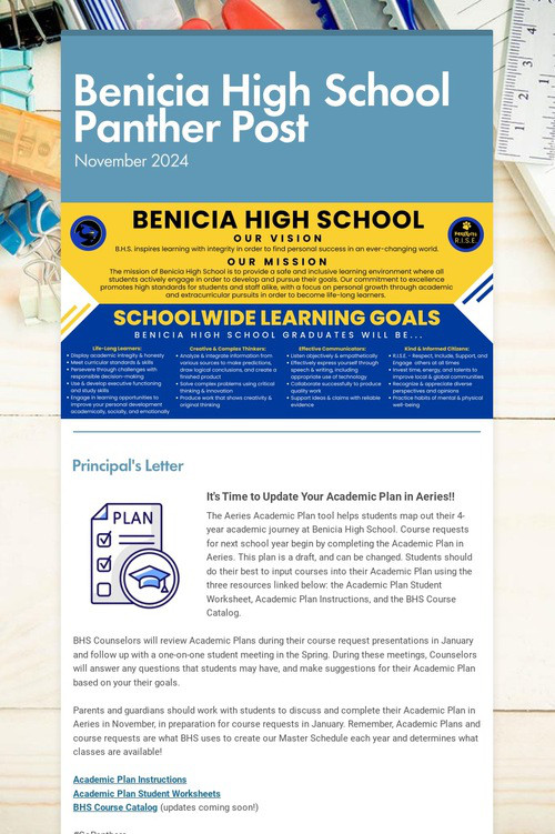 Benicia High School Panther Post