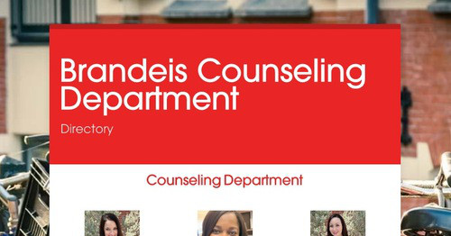 Brandeis Counseling Department