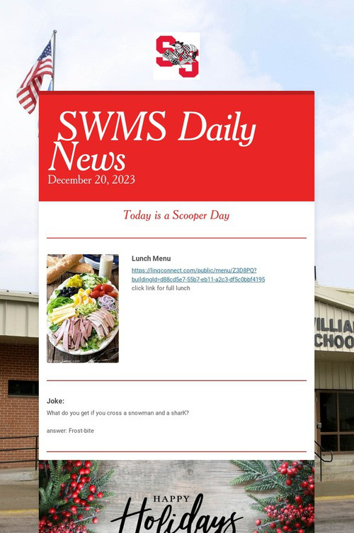 SWMS Daily News