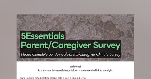 5Essentials Parent/Caregiver Survey
