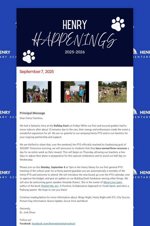Henry Happenings
