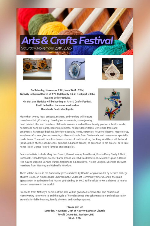 Arts & Crafts Festival