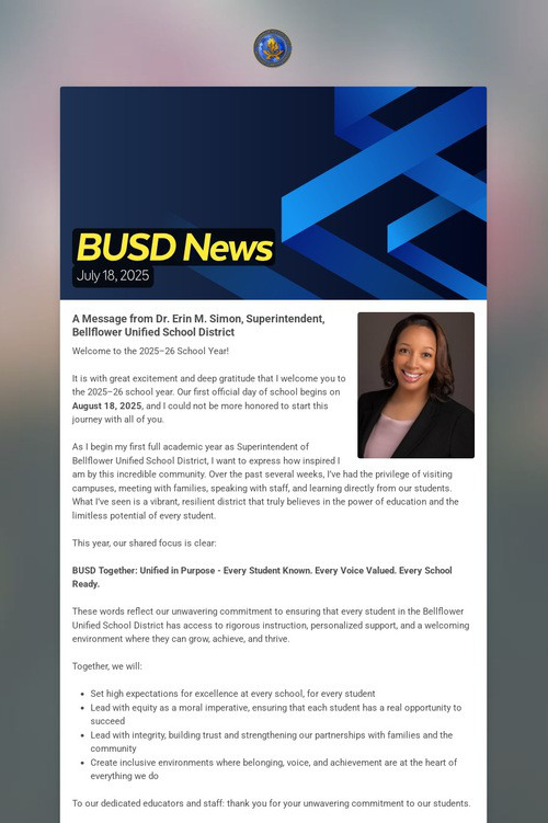 BUSD News