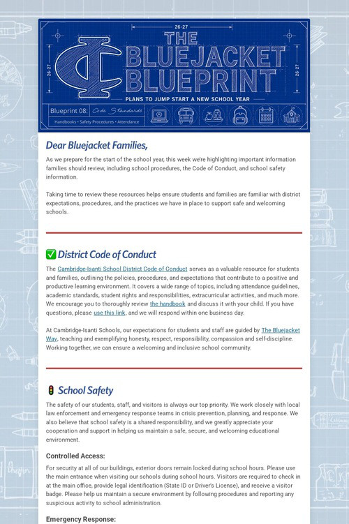Bluejacket Blueprint: Standards