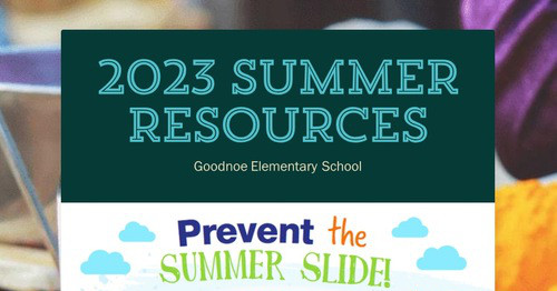2023 SUMMER RESOURCES