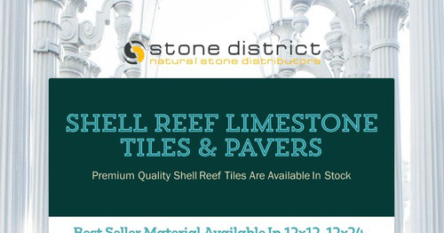 Shell Reef Limestone Tiles & Pavers | Smore Newsletters for Business