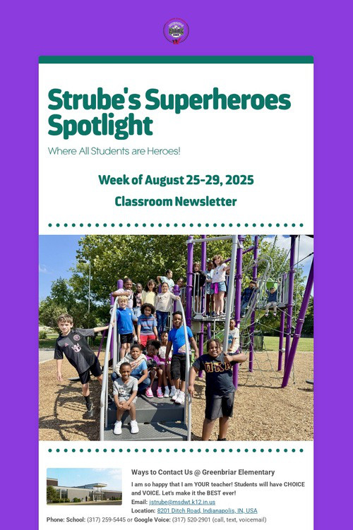 Strube's Superheroes Spotlight