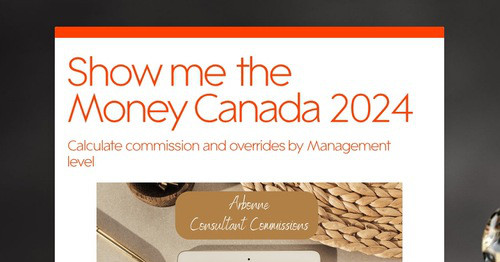 Show me the Money Canada 2024