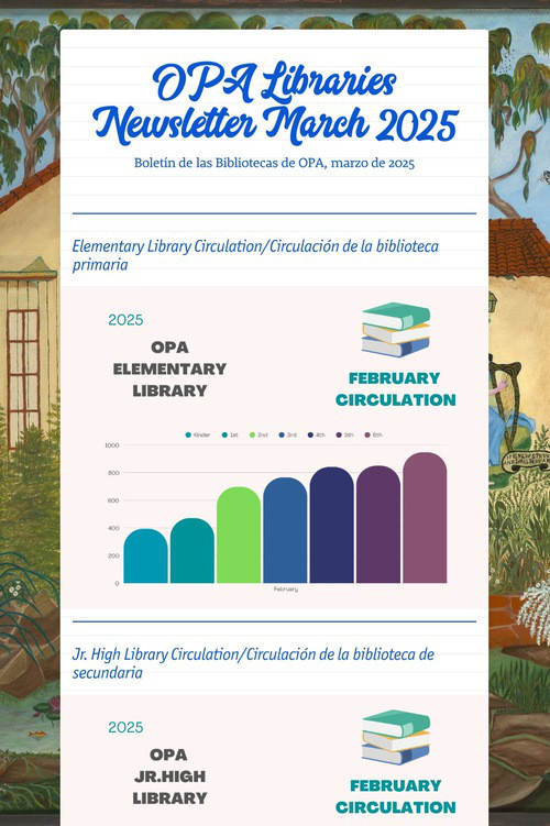 OPA Libraries Newsletter March 2025