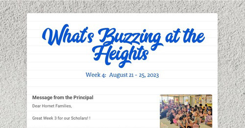 What's Buzzing at the Heights