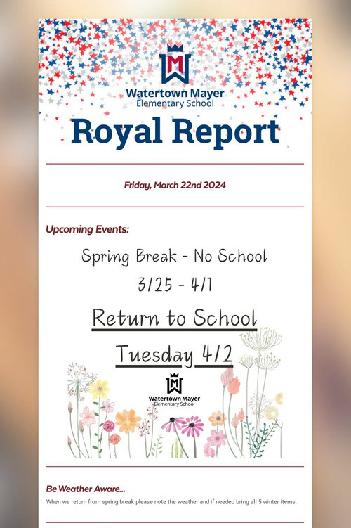 Royal Report