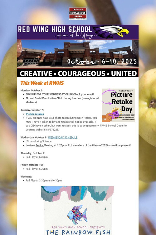 RWHS Student Newsletter