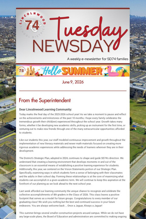 Tuesday Newsday