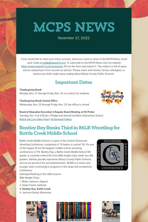 MCPS News